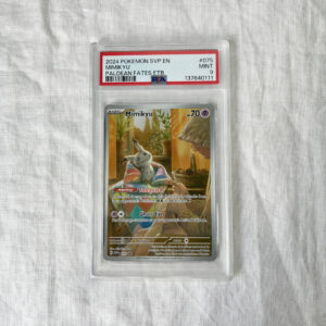 Pokemon TCG PSA9 Mimikyu Paldean Fates ETB Promo #075 2024 ENG