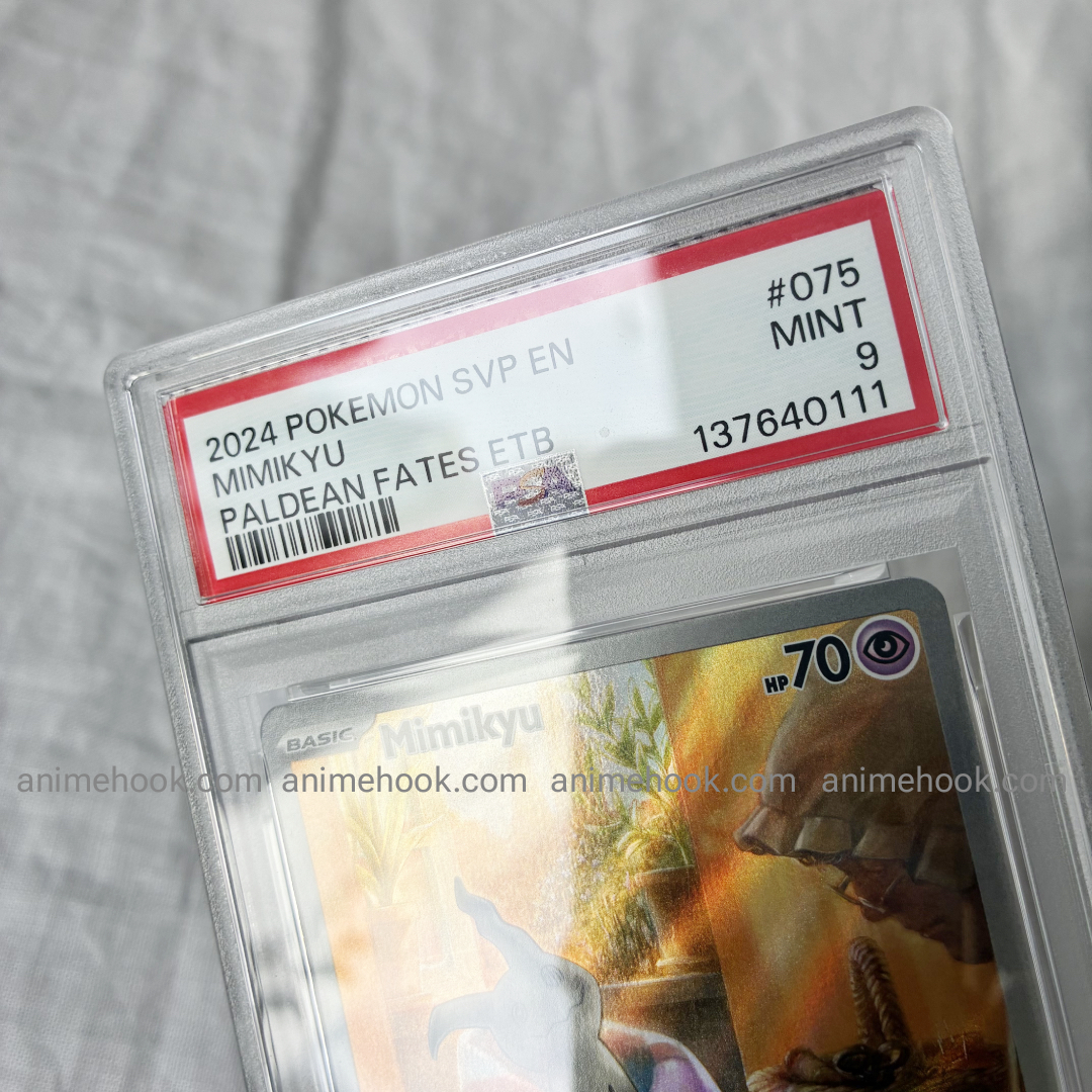 Pokemon TCG PSA9 Mimikyu Paldean Fates ETB Promo #075 2024 ENG - Image 5