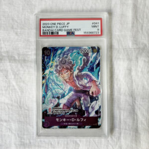 One Piece TCG PSA 9 Monkey D. Luffy Bandai Card Games Fest 23-24 JP