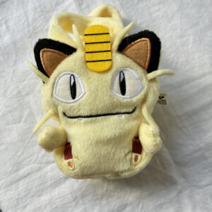 Pokemon Meowth Plush Mini Coin Bag With Zipper